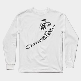 Skeleton flower Long Sleeve T-Shirt